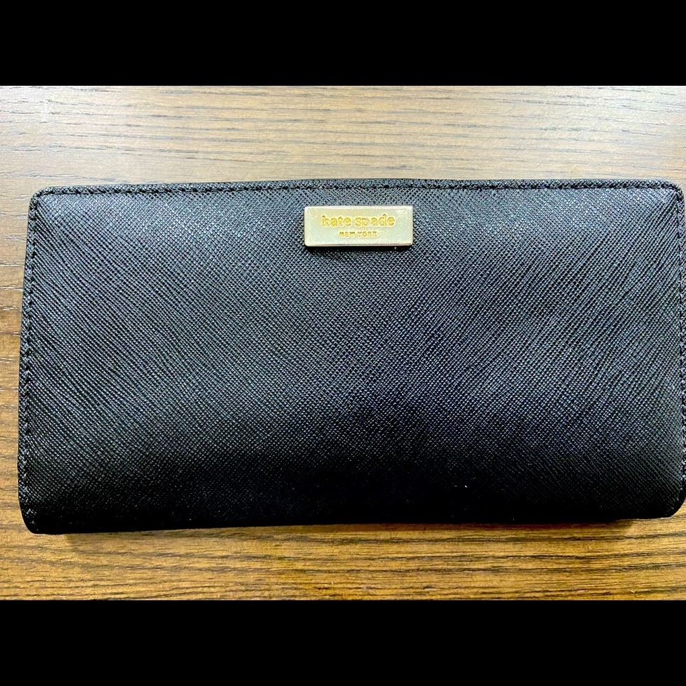 Kate Spade black wallet